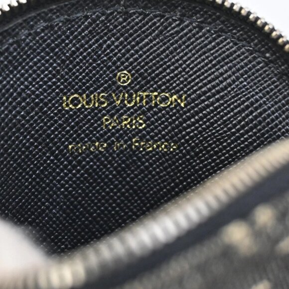 LOUIS VUITTON Porte Monnais Rond Coin Case Monogram Mini Black M92453 69EE970 - Picture 12 of 13